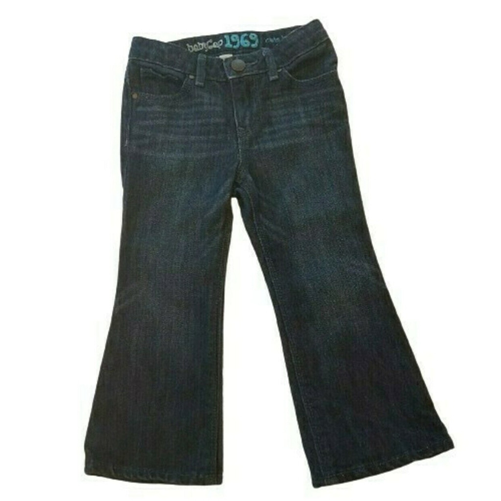 GAP Boot Cut Blue Flair Jeans adjustable waist 2yr toddler